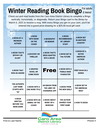 Winter Reading Book Bingo Teens Adults